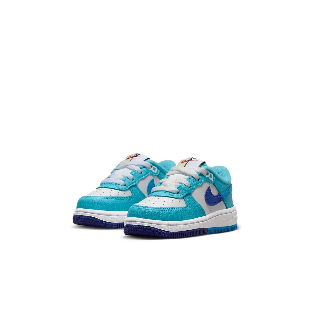 Nike Force 1 LV8 2 DX2165-100 Sneakers Toddler US 6 Blue Lifestyle Shoes RHS8679